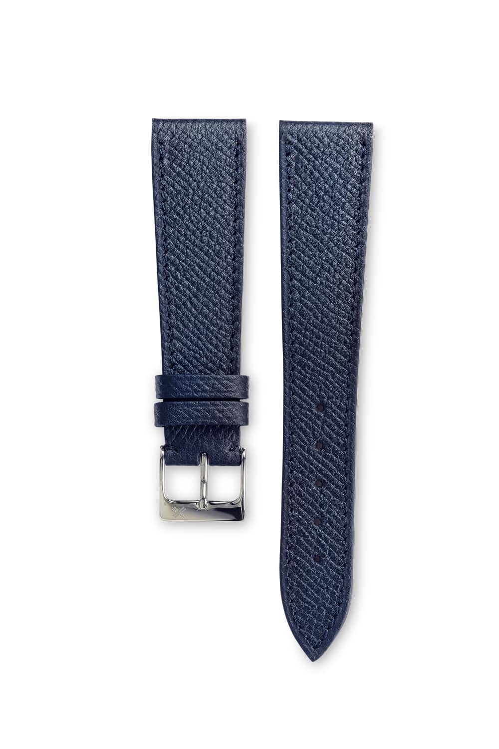 Navy Blue Leather Wrist Strap