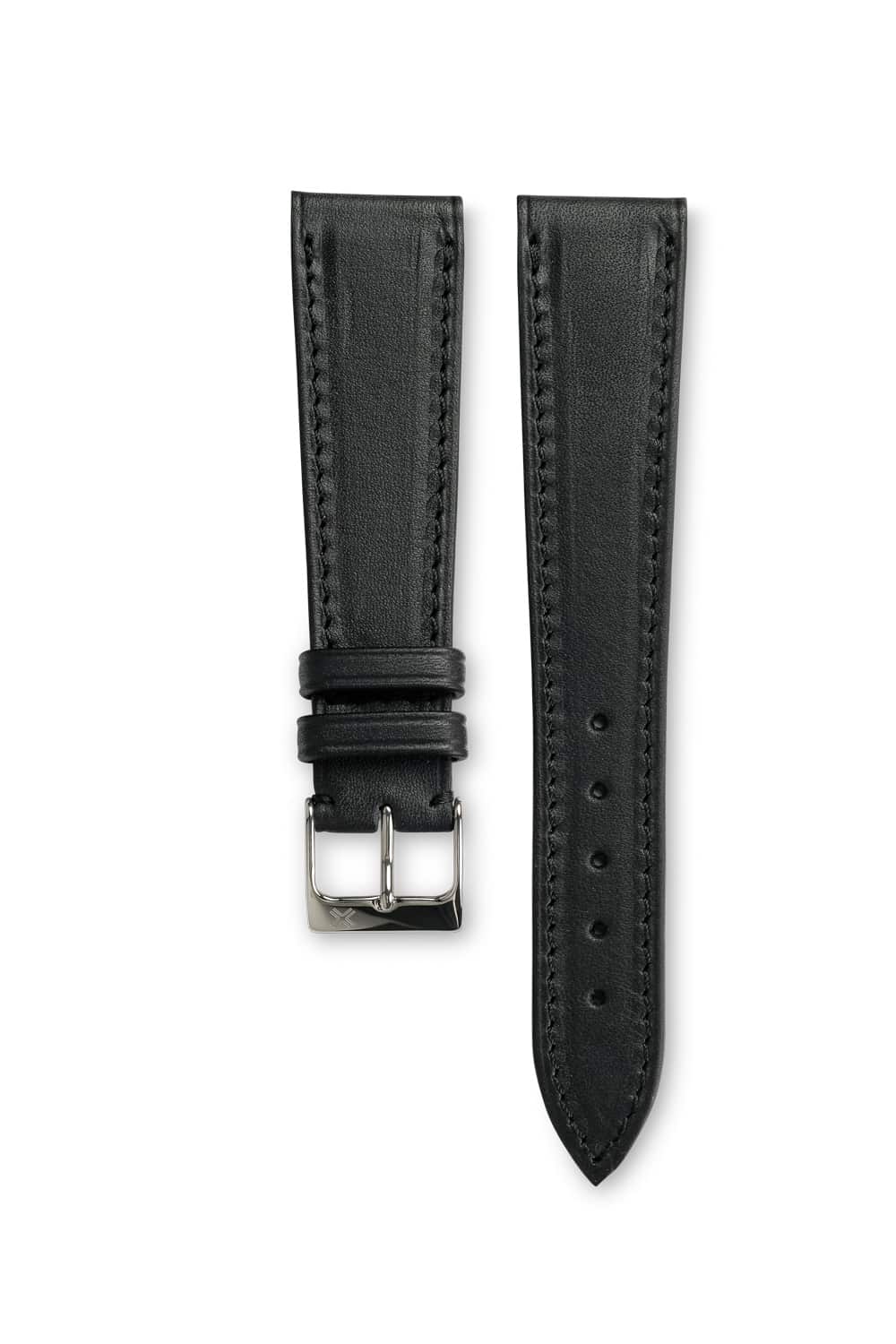 black barenia leather