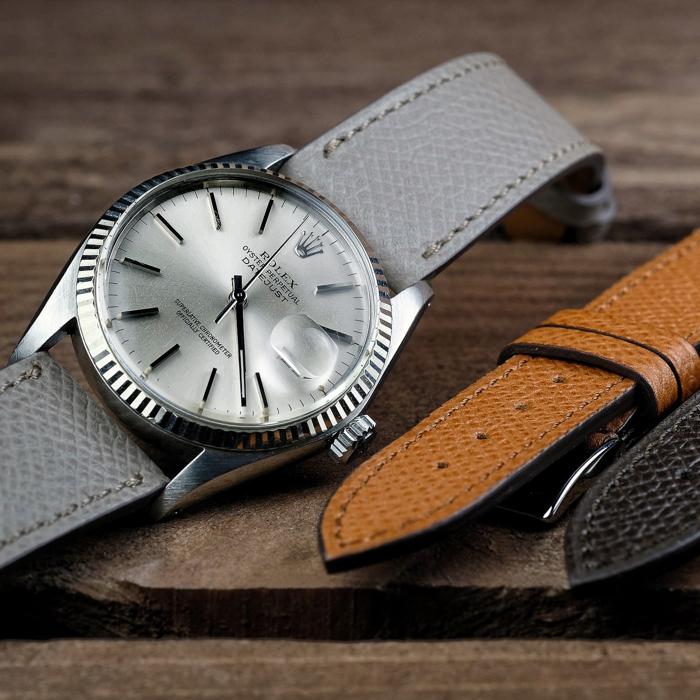 LUGS watch straps | GRAINED FRENCH TAN 