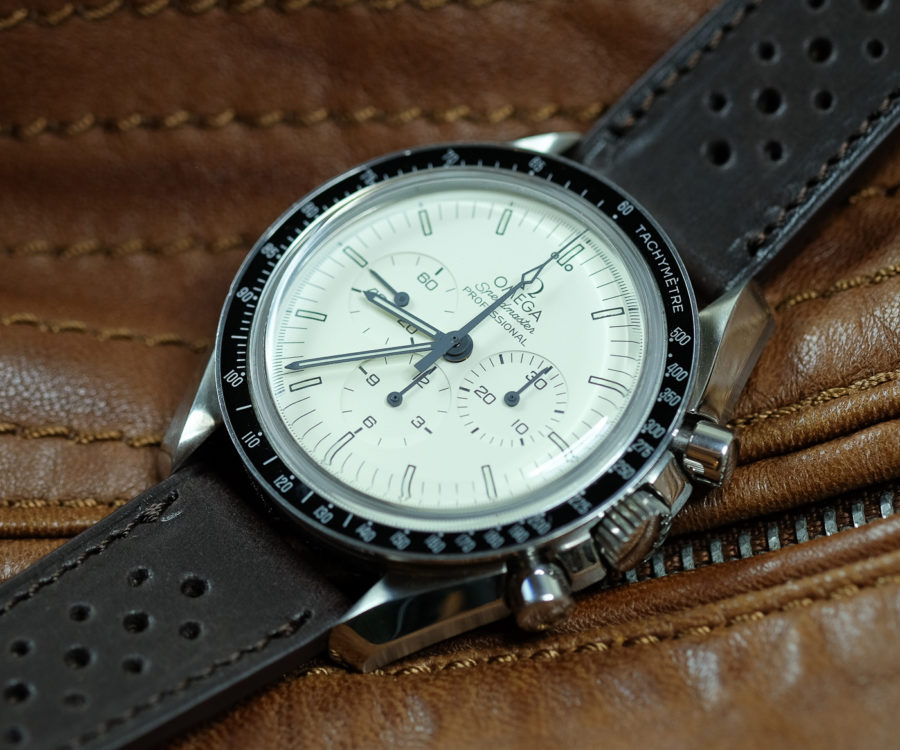 omega barenia leather strap