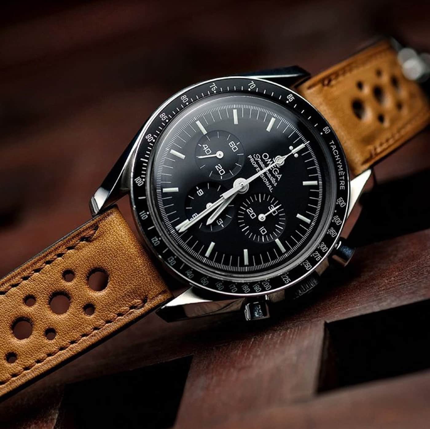 best leather strap for speedmaster